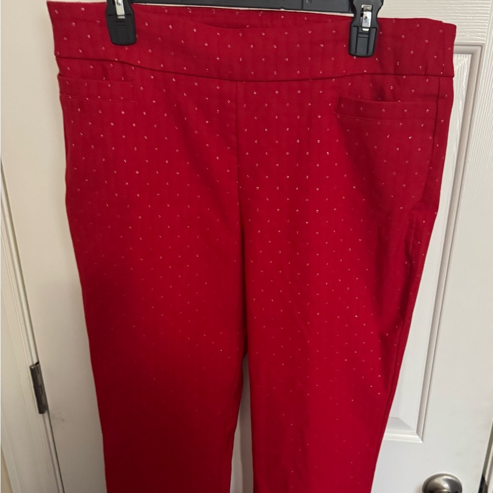 Kim Rogers Red Women's Pants